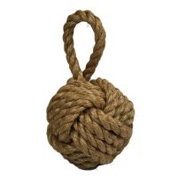 Weighted Manila Rope Doorstop
